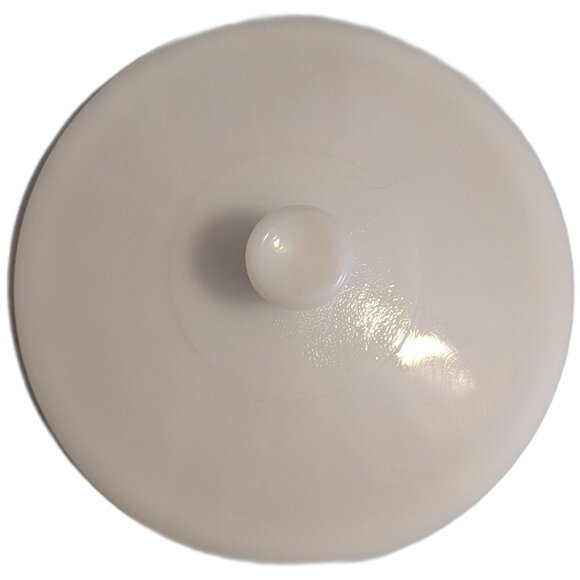 Vintage Other - Vintage Milk Glass Casserole Dish Lid ONLY 8" Replacement MCM Unbranded Retro